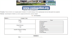 Desktop Screenshot of conjugation.org